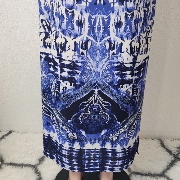 Nwot Express Printed Chiffon Modest Maxi Skirt - Size: XS - Picture 10 of 15